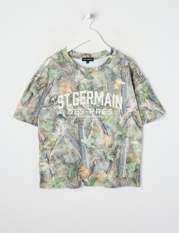 No Issue St Germain Camo Short Sleeve Tee, Autumn product photo