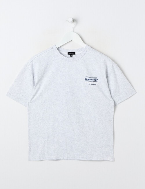 No Issue Ramen Shop Short Sleeve Tee, Grey Marle product photo