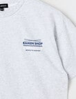 No Issue Ramen Shop Short Sleeve Tee, Grey Marle product photo View 02 S