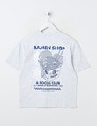 No Issue Ramen Shop Short Sleeve Tee, Grey Marle product photo View 03 S