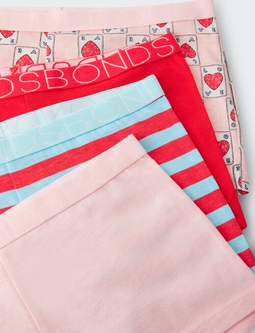 Bonds Multipack Shortie, 4-Pack, Love Card Mini product photo View 03 L