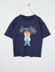 No Issue NY Bear Short Sleeve Tee, Navy product photo