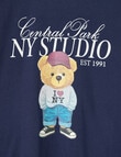 No Issue NY Bear Short Sleeve Tee, Navy product photo View 02 S