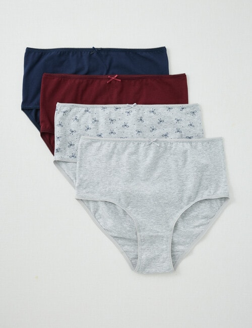 Lyric Full Briefs, 4-Pack, Bows product photo