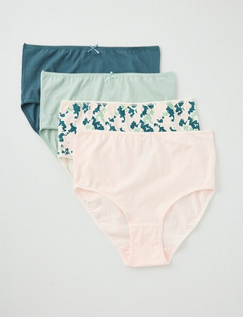 Lyric Full Briefs, 4-Pack, Camo product photo