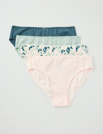 Lyric Bikini Briefs, 4-Pack, Camo product photo