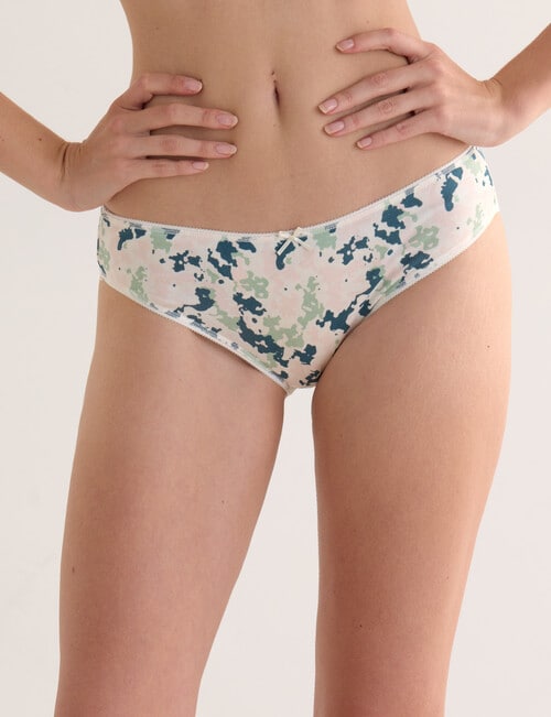 Lyric Bikini Briefs, 4-Pack, Camo product photo View 02 L