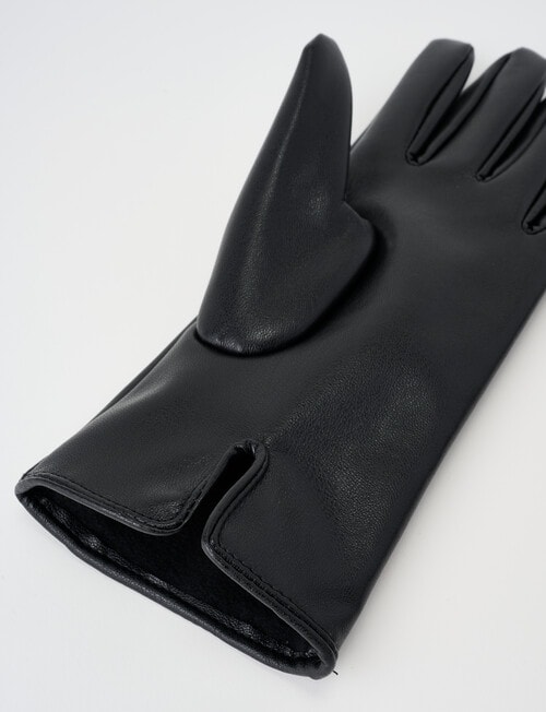 Boston + Bailey PU Glove, Black product photo View 02 L