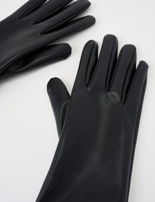 Boston + Bailey PU Glove, Black product photo View 03 L
