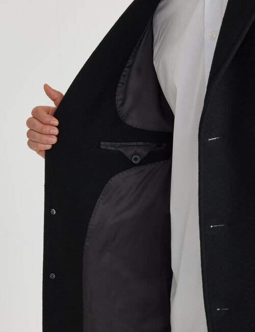 Laidlaw + Leeds Mason Car Coat, Black product photo View 06 L