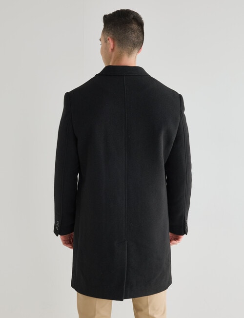 Laidlaw + Leeds Mason Car Coat, Black product photo View 02 L