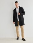 Laidlaw + Leeds Mason Car Coat, Black product photo View 03 S