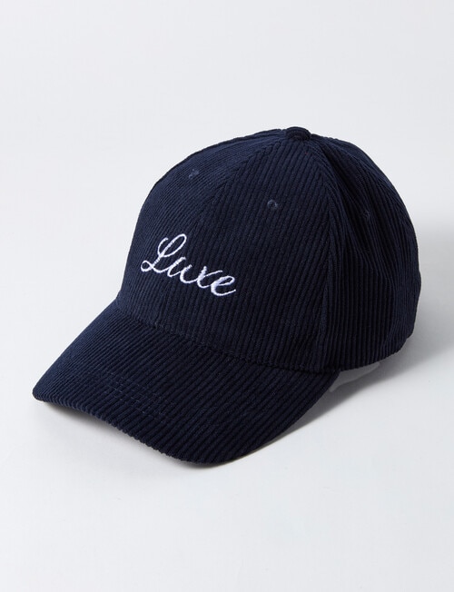 Zest Cord Cap, Navy product photo