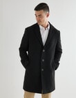 Laidlaw + Leeds Mason Car Coat, Black product photo