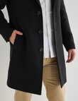 Laidlaw + Leeds Mason Car Coat, Black product photo View 07 S
