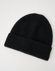 Boston + Bailey Rib Beanie, Black product photo