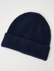 Boston + Bailey Rib Beanie, Navy product photo