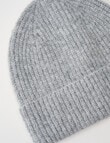 Boston + Bailey Rib Beanie, Grey Marle product photo View 02 S