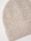 Boston + Bailey Rib Beanie, Mocha Marle product photo View 02 S