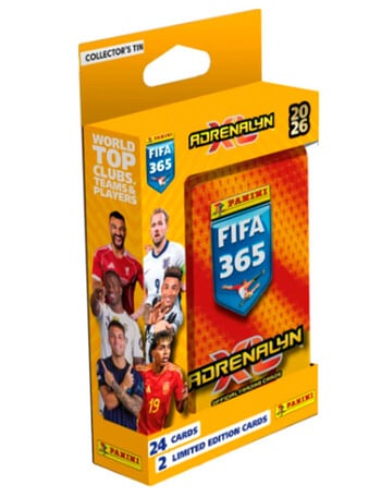 Cards FIFA 365 Adrenalyn XL 2026 Soccer Tin, Assorted product photo