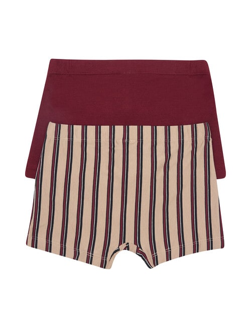 Jockey Skants Trunks, 2-Pack, Fresh Mulberry & Junior Collegiate Stripe product photo View 02 L