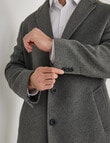 Laidlaw + Leeds Mason Car Coat, Grey product photo View 05 S