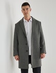 Laidlaw + Leeds Mason Car Coat, Grey product photo View 07 S