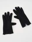 Boston + Bailey Fleece Lined Gloves, Black product photo