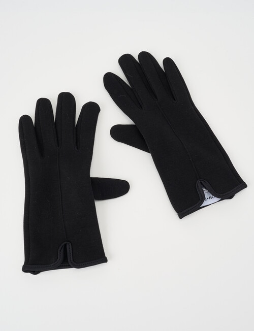 Boston + Bailey Fleece Lined Gloves, Black product photo