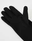 Boston + Bailey Fleece Lined Gloves, Black product photo View 03 S