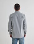 Chisel Mini Check Long Sleeve Shirt, Khaki product photo View 02 S