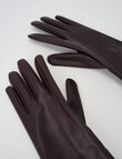 Boston + Bailey PU Long Glove, Chocolate product photo View 03 S