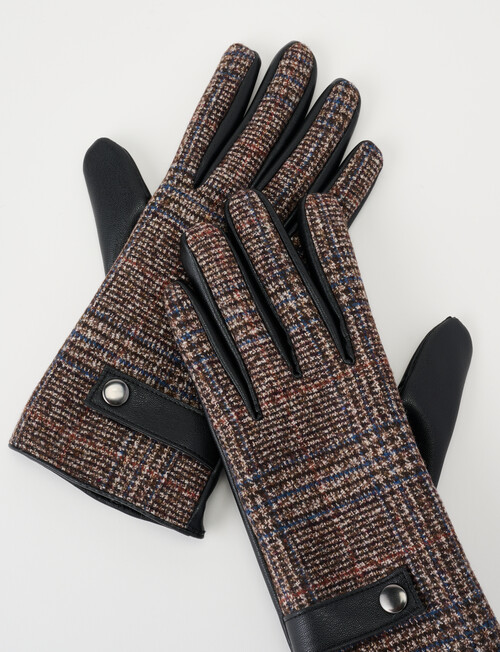 Boston + Bailey Check Glove, Multi Check product photo View 03 L