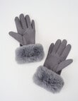 Boston + Bailey Sherpa Lined Glove, Grey product photo