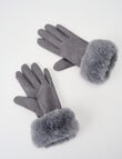 Boston + Bailey Sherpa Lined Glove, Grey product photo View 02 S