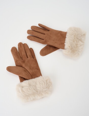 Boston + Bailey Sherpa Lined Glove, Tan product photo