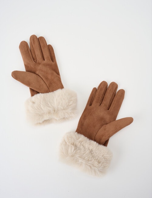 Boston + Bailey Sherpa Lined Glove, Tan product photo View 02 L