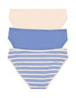 Jockey Multipack Brief, 3-Pack, Almond White, Daybreak, Poolside Stripe product photo View 02 S
