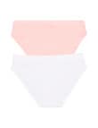 Jockey Bamboo Brief, 2-Pack, White & Melting Blush product photo View 02 S