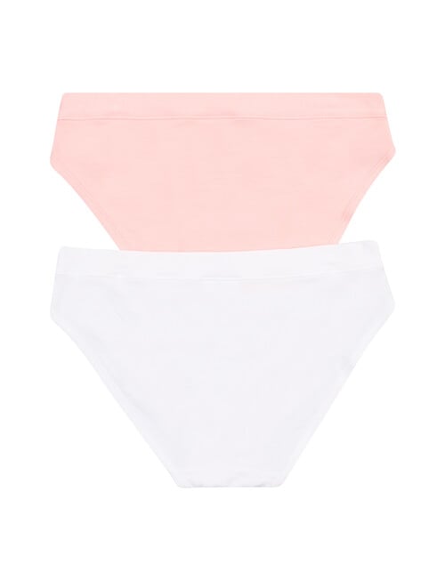 Jockey Bamboo Brief, 2-Pack, White & Melting Blush product photo View 02 L