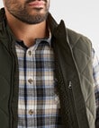 Kauri Trail Sherpa Lined Vest, Dark Khaki product photo View 05 S