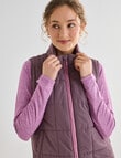 Superfit Contrast Puffer Vest, Musk & Pink product photo