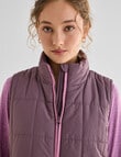 Superfit Contrast Puffer Vest, Musk & Pink product photo View 05 S