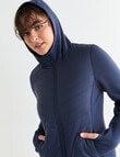 Superfit Knit Panel Puffer Jacket, Carbon product photo View 06 S