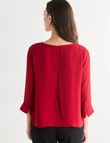 Double Layer Top, Ruby product photo View 02 S