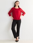 Double Layer Top, Ruby product photo View 03 S