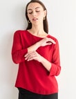 Double Layer Top, Ruby product photo View 04 S
