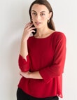 Double Layer Top, Ruby product photo View 05 S