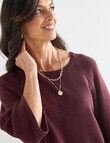 Ella J Swing Jumper, Burgundy product photo