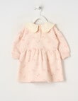 Teeny Weeny Butterflies and Bows Play Time Fleece Bow Dress, Pink product photo View 02 S
